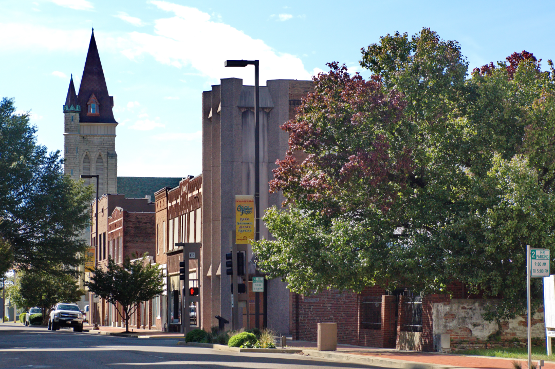 Historic buildings in the downtown district Paducah